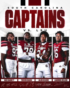 Image post by @GamecockFB on Twitter