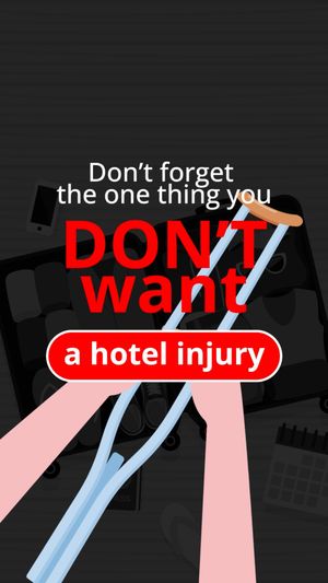 Video post by @InjuredinaHotel on Facebook