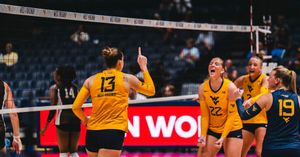 Image post by @wvuvolleyball on Instagram