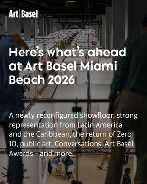 Image post by @artbasel on Instagram