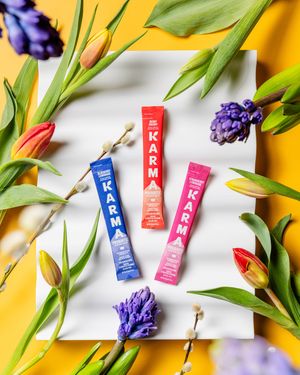 Image post by @drinkkarmawater on Instagram