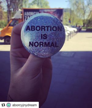 Image post by @shoutyourabortion on Instagram