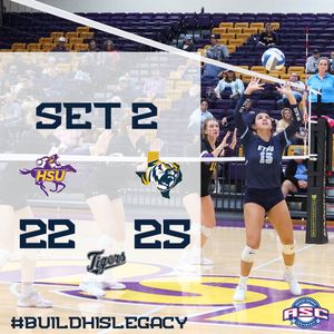 Image post by @ETBU_Volleyball on Twitter