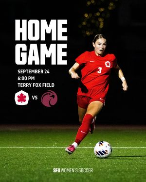 Image post by @sfu_athletics on Instagram