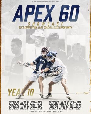 Image post by @apexlaxevents on Instagram