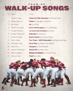 Image post by @fsusoftball on Instagram