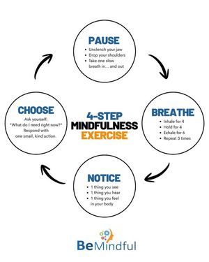 Image post by @Bemindful.us.org on Facebook