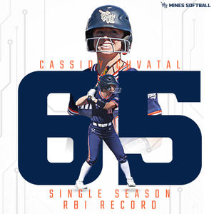 Image post by @MinesSoftball on Twitter