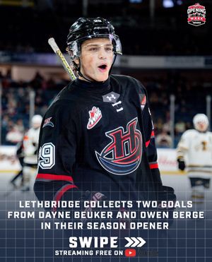 Image post by @westernhockeyleague on Instagram