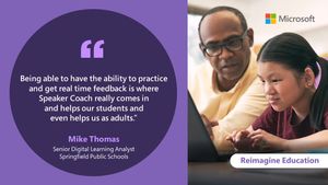 Image post by @MicrosoftEDU on Twitter/X