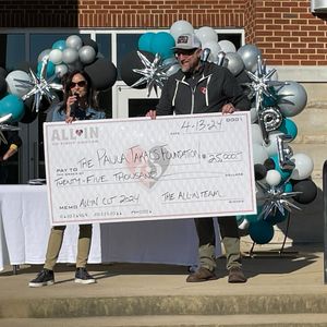 Image post by @allintofightcancer on Instagram