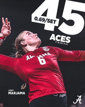 Image post by @alabamavball on Instagram