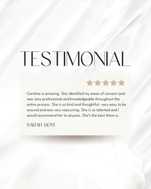 Image post by @carolinewatsonbeauty on Instagram