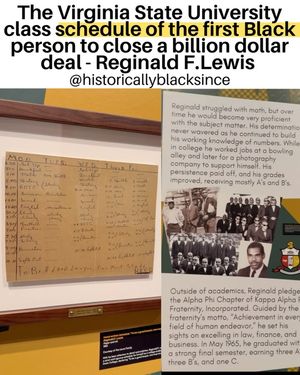 Image post by @historicallyblacksince on Instagram