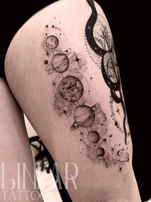 Image post by @christina.lineartattoo on Instagram