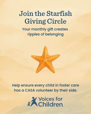 Image post by @VoicesForChildrenSD on Facebook