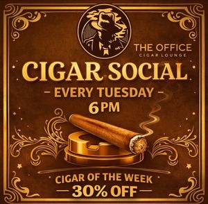 Image post by @theofficecigarlounge1 on Instagram