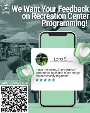 Image post by @DetroitParksRec on Facebook
