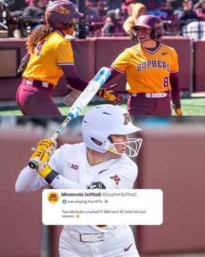 Image post by @gophersoftball on Instagram