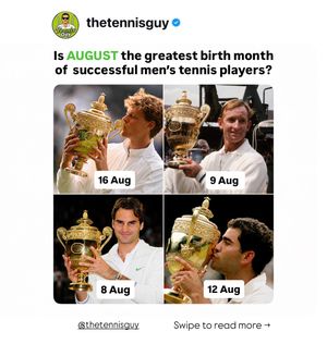 Image post by @thetennisguy on Instagram