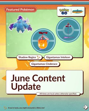 Image post by @PokemonGoApp on Twitter