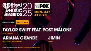 Image post by @iHeartRadio on Twitter