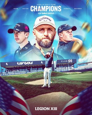 Image post by @livgolfleagueofficial on Facebook
