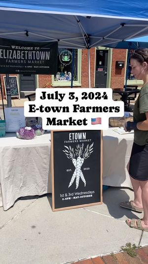 Video post by @Elizabethtown Farmer's Market on Facebook