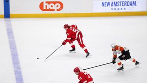 Video post by @DetroitRedWings on Twitter