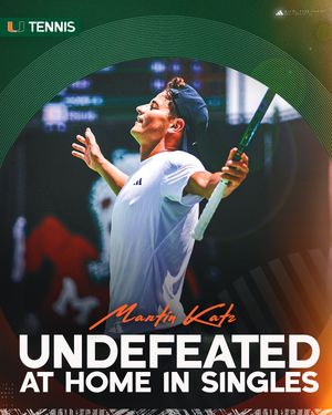 Image post by @canesmenstennis on Instagram