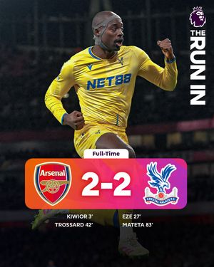 Image post by @premierleague on Twitter