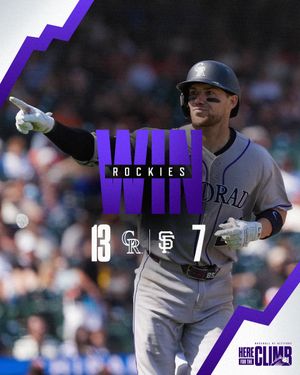 Image post by @Rockies on Twitter