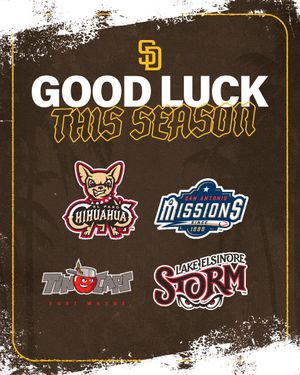 Image post by @Padres on Twitter