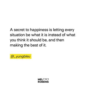 Image post by @melrobbins on Instagram