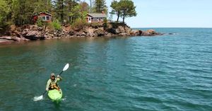 Image post by @breezypointcabins on Facebook