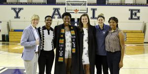 Image post by @YaleWBasketball on Twitter