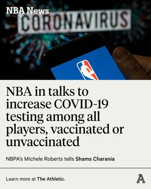 Image post by @TheAthletic on Twitter