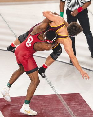 Image post by @ou_wrestling on Instagram