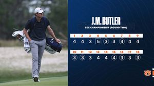 Image post by @AuburnMGolf on Twitter