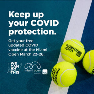 Image post by @MiamiOpen on Twitter