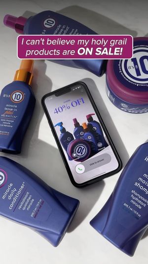 Video post by @itsa10haircare on Instagram