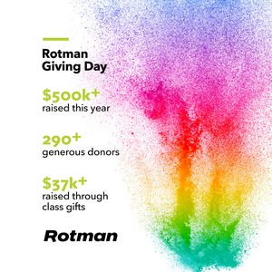 Image post by @rotmanschool on Instagram