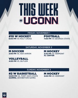 Image post by @UConnHuskies on Twitter/X