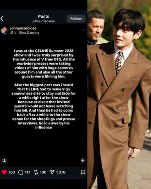 Image post by @boratatae on Instagram