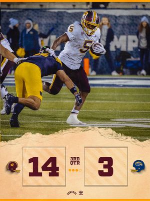 Image post by @CMU_Football on Twitter