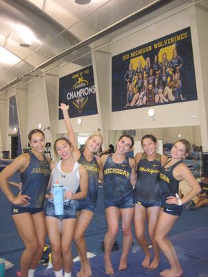 Image post by @umichwgym on Instagram