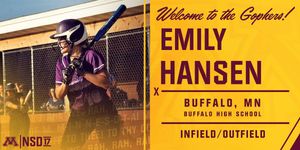 Image post by @GopherSoftball on Facebook