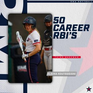 Image post by @RMUAthletics on Facebook