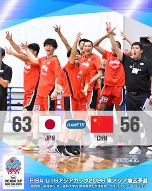 Image post by @japan_basketball on Instagram