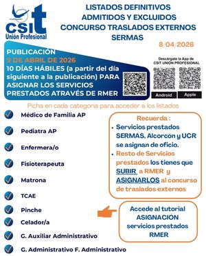 Image post by @csit_union_profesional_sanidad on Instagram